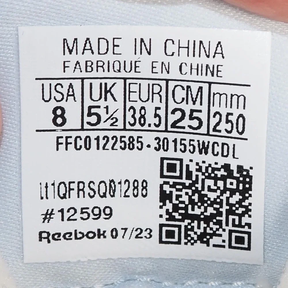 Reebok brand gender
